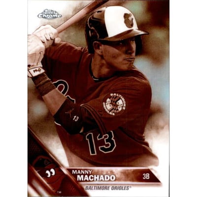 2016 Topps Chrome Sepia Refractors #30 Manny Machado