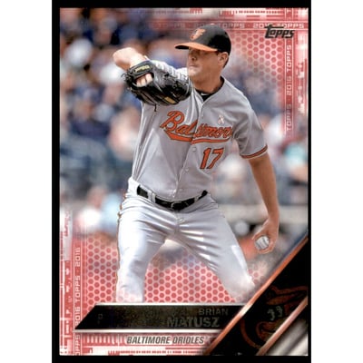 2016 Topps Pink #411 Brian Matusz