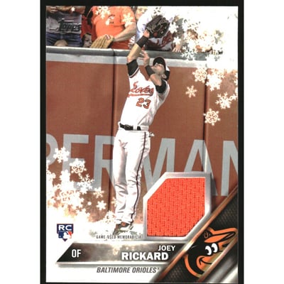 2016 Topps Walmart Holiday Snowflake Relics #RJR Joey Rickard