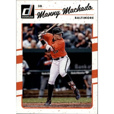 2017 Donruss Magenta Back #57 Manny Machado