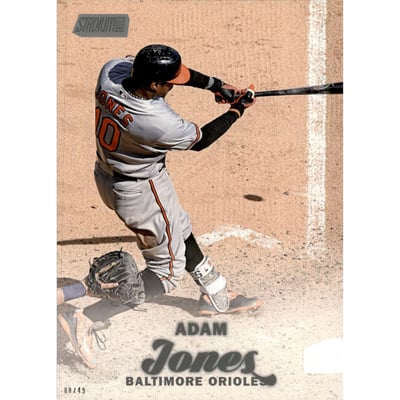 2017 Stadium Club 5x7 #6 Adam Jones