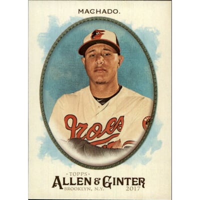 2017 Topps Allen and Ginter Hot Box Foil #204 Manny Machado