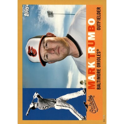 2017 Topps Archives 5x7 Gold #9 Mark Trumbo