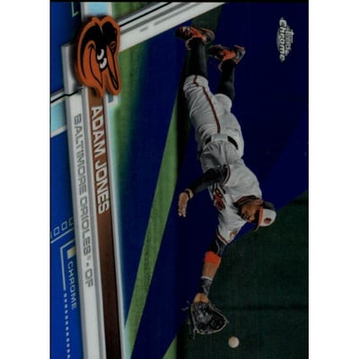 2017 Topps Chrome Blue Refractors #170 Adam Jones