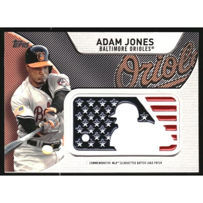 2017 Topps Independence Day MLB Logo Patch #IDMLAJ Adam Jones