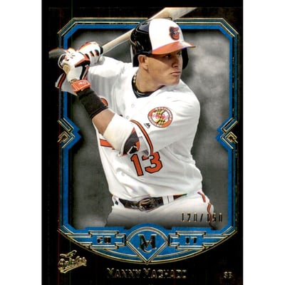 2017 Topps Museum Collection Blue #4 Manny Machado