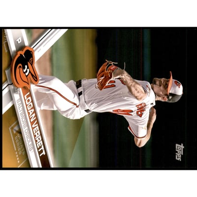 2017 Topps Update 5x7 Gold #US138 Logan Verrett