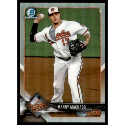 2018 Bowman Chrome Refractors #85 Manny Machado