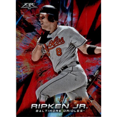 2018 Topps Fire Flame #136 Cal Ripken Jr.