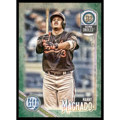 2018 Topps Gypsy Queen Green #98 Manny Machado