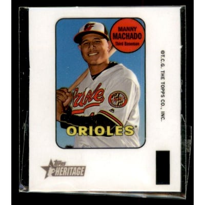 2018 Topps Heritage '69 Topps Decals #6 Manny Machado