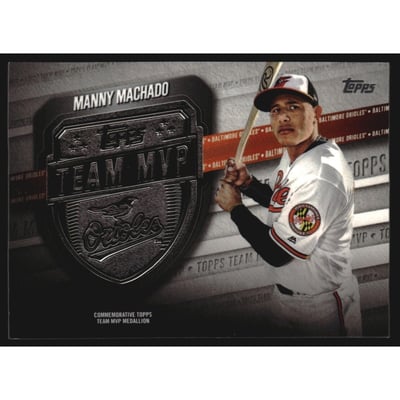2018 Topps Team MVP Medallions #MVPMM Manny Machado