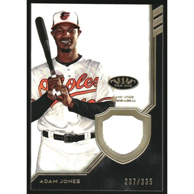 2018 Topps Tier One Relics #T1RAJO Adam Jones/335