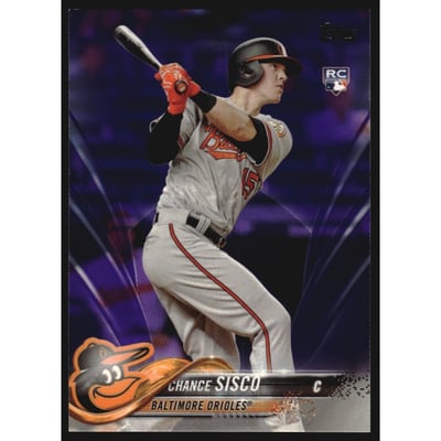 2018 Topps Toys R Us Purple #185 Chance Sisco
