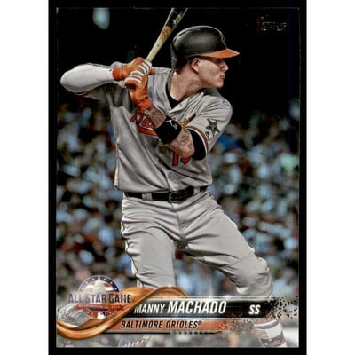 2018 Topps Update Rainbow Foil #US253 Manny Machado AS