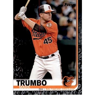 2019 Topps Black #131 Mark Trumbo