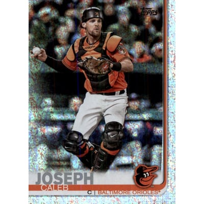 2019 Topps Factory Set Sparkle Foil #17 Caleb Joseph