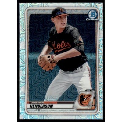 2020 Bowman Chrome Mega Box Prospects Refractors #BCP134 Gunnar Henderson