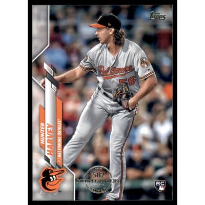 2020 Topps Factory Set 582 Montgomery Club #364 Hunter Harvey