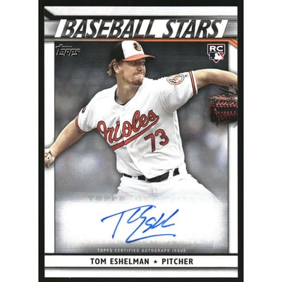 2020 Topps Update Baseball Stars Autographs #BSATE Tom Eshelman
