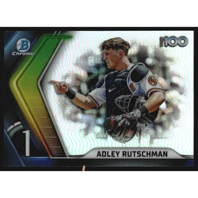 2022 Bowman Chrome Scouts Top 100 #BTP1 Adley Rutschman