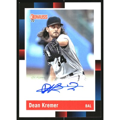 2022 Donruss Retro '88 Signatures #82 Dean Kremer