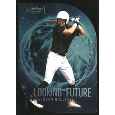 2022 Skybox Metal Universe Champions Looking to the Future #TTM21 Jackson Holliday