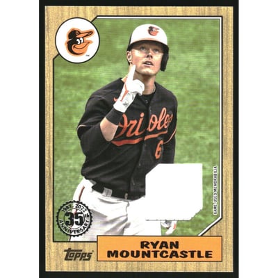 2022 Topps '87 Topps Relics #87RRM Ryan Mountcastle