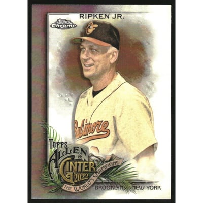 2022 Topps Allen and Ginter Chrome Refractors #68 Cal Ripken Jr.