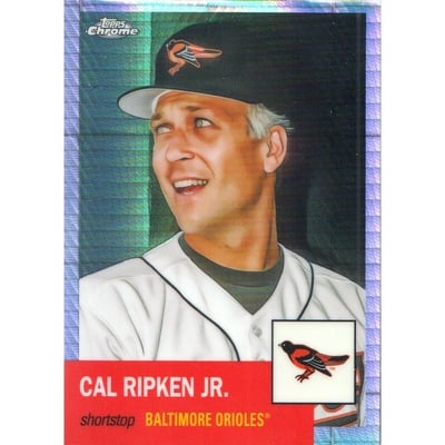 2022 Topps Chrome Platinum Anniversary Prism Refractors #147 Cal Ripken Jr.