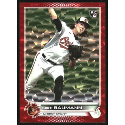 2022 Topps Red Foilboard #502 Mike Baumann