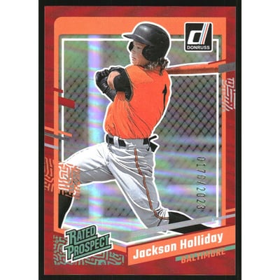 2023 Donruss Holo Red #76 Jackson Holliday