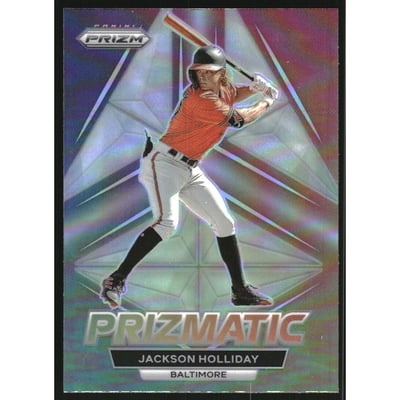 2023 Panini Prizm Prizmsatic Prizms Silver #18 Jackson Holliday