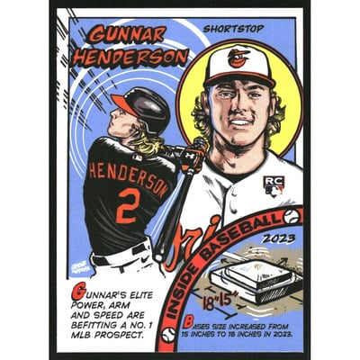 2023 Topps Archives '79 Topps Comic #79TC4 Gunnar Henderson