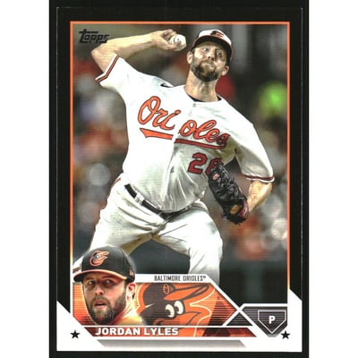 2023 Topps Black #212 Jordan Lyles