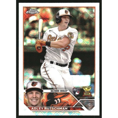 2023 Topps Chrome Logofractor #1 Adley Rutschman RC