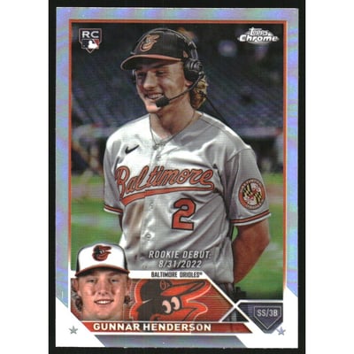 2023 Topps Chrome Update Refractors #USC208 Gunnar Henderson