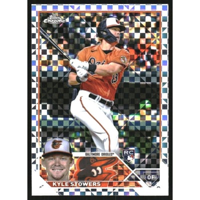 2023 Topps Chrome X-Fractors #194 Kyle Stowers