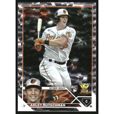 2023 Topps Silver Patterned Foilboard #250 Adley Rutschman