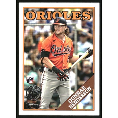 2023 Topps Update '88 Topps Baseball #88US9 Gunnar Henderson