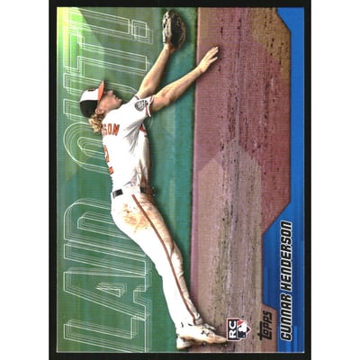 2023 Topps Update Laid Out Blue #LO19 Gunnar Henderson