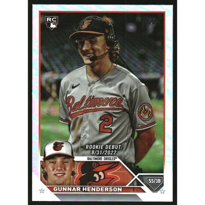 2023 Topps Update Rainbow Foil #US18 Gunnar Henderson