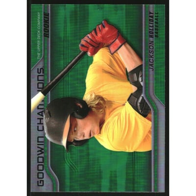 2023 Upper Deck Goodwin Champions Platinum Rainbow Green #P60 Jackson Holliday H