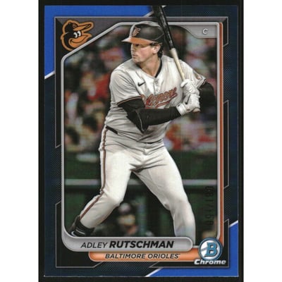 2024 Bowman Chrome Blue Refractors #52 Adley Rutschman