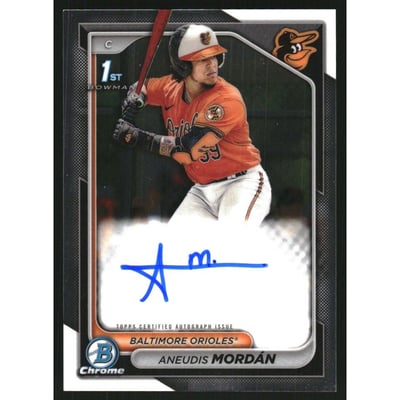 2024 Bowman Chrome Prospect Autographs #CPAAMO Aneudis Mordan