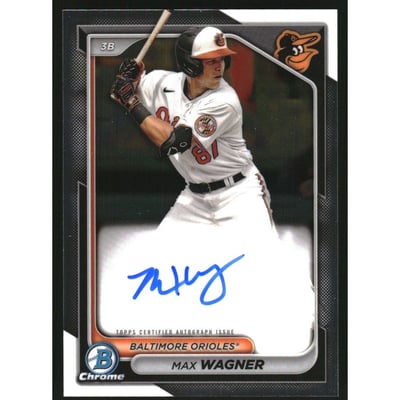 2024 Bowman Chrome Prospect Autographs #CPAMW Max Wagner