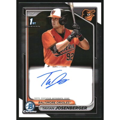 2024 Bowman Chrome Prospect Autographs #CPATJ Tavian Josenberger