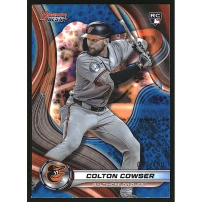 2024 Bowman's Best Blue Refractors #10 Colton Cowser