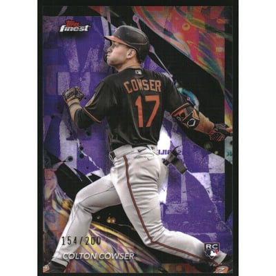 2024 Finest Purple Refractors #111 Colton Cowser
