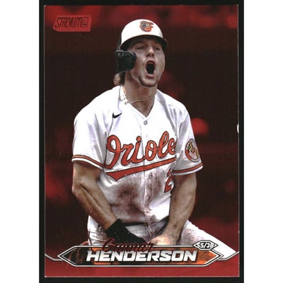 2024 Stadium Club Red Foil #16 Gunnar Henderson